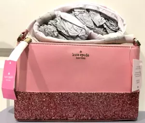 NWT Kate Spade New York Flash Glitter Crossbody bag in PINK - Picture 1 of 3