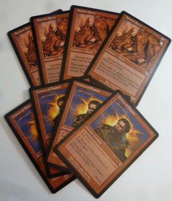 Magic The Gathering Invasion Complete Red Common Playset 4x 19 Cards Avg LP/NM - Image 1 of 4