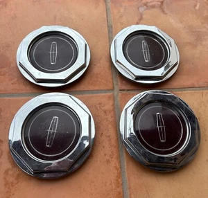 Used Set Of 4 Lincoln Continental  Center Caps From The 80's - Picture 1 of 7