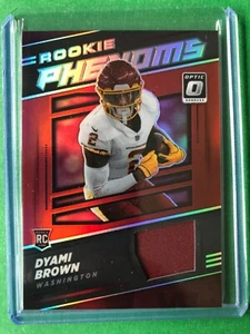 2021 Panini Donruss Optic ROOKIE Phenoms ROOKIE Jersey Dyami Brown - Picture 1 of 2