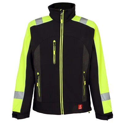 Arbeitsjacke Softshell Warnjacke Wasserdicht Winterjacke Fleecefutter (GL-8364) - Bild 1 von 4