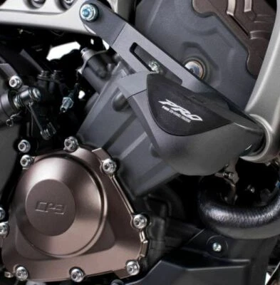 YAMAHA MT-09 TRACER FJ-09 РАМКА СЛАЙДЕР ПОЛЗУНКИ PRO ПРОТЕКТОР ПАРА 2 PUIG HI  - Изображение 1 из 4