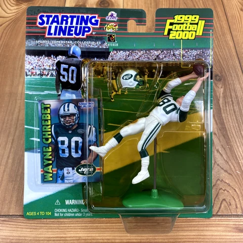 NEW Starting Lineup 99-00 NFL Wayne Sherbet New York Jets Action Figure Cover