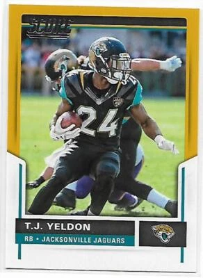 2017 Score Gold #320 T.J. Yeldon NM-MT Jaguars - Image 1 of 2