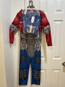 Disguise Transformers Optimus Prime Halloween Costume Birthday Jumpsuit M 8-10 - Picture 1 of 5