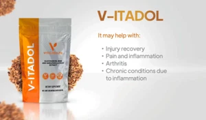 Vitalhealth V-ITADOL  Glucosamine, MSM & Sarsaparilla root. FREE SHIPPING - Picture 1 of 6