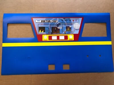 NOS Sega VIRTUA COP Control Panel Overlay - Image 1 of 4
