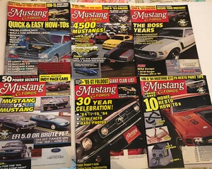 1994 HOT ROD'S  MUSTANGS & FORDS MAGAZINE LOT OF 6 - Picture 1 of 7