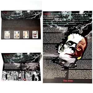 Horror Tales of Terror Collectors Stamp Set Of 4 Great Britian VTG Pristine HTF - Imagen 1 de 12
