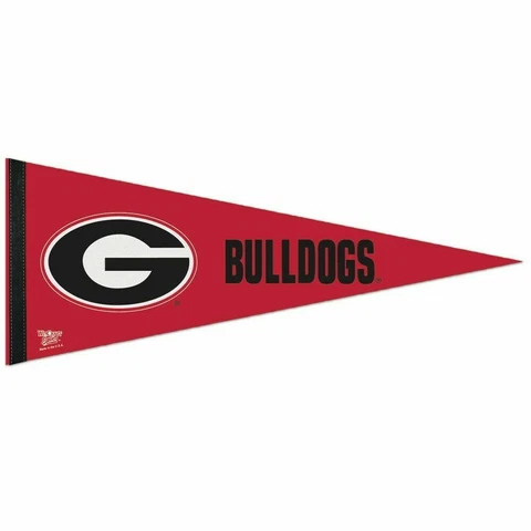 GEORGIA BULLDOGS ROLL UP PREMIUM FELT PENNANT 12"x30" FREE SHIPPING Cover