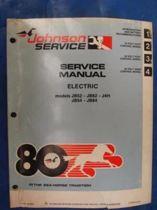 JM-8001  1980 Service Manual, Johnson Electric JB52, JB82, J4H, JB54, JB84 - Picture 1 of 9