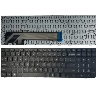 New Laptop Keyboard for HP Probook 4535S 4530S 4730S Silver Frame Black US - Image 1 of 4