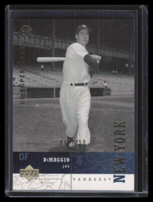 2002-03 UD SuperStars Gold 153 Joe DiMaggio 76/250 - Image 1 of 2