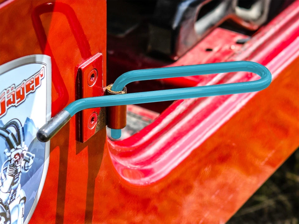 Par de reposapiés estacionarios Playboy azul para Jeep CJ7 1976-86 Steinjager J0045928 Foto 1 de 1