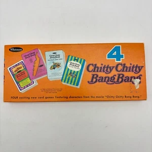 VINTAGE Chitty Chitty Bang Bang 4 Card Games COMPLETE Whitman 1968 Movie - Picture 1 of 8