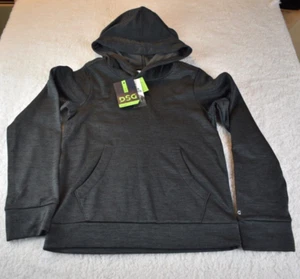 DSG Jungen Training Trikot Langarm Hoodie, Heather Pure Black/Dark Gray Small - Bild 1 von 4