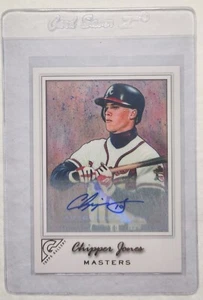 2017 TOPPS GALLERY AUTOGRAMME MASTERS SSP # 169 CHIPPER JONES AUTO SELTEN - Bild 1 von 2