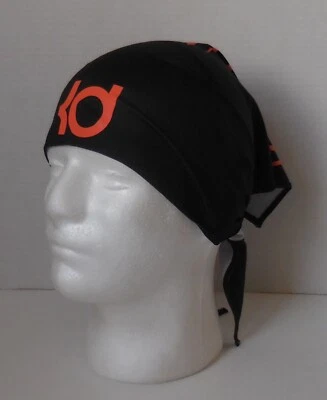 Nike Cooling Bandana Kevin Durant Adulto Unisex Negro/Césped Naranja/Césped Naranja Foto 1 de 4