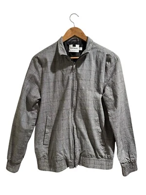 Chaqueta Topman Cuello Cremallera Completa Gris Abrigo Hombre Talla S Excelente Estado Foto 1 de 4