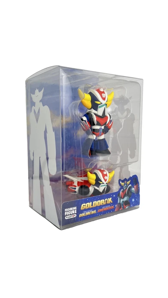 Ufo Robot Grendizer Goldrake Standing & Spazer Duo PVC Figure PLASTOY - Immagine 1 di 4