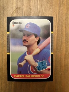 1987 Donruss Rated Rookie Rafael Palmeiro #43 (RC) - Pack Fresh! - Picture 1 of 2