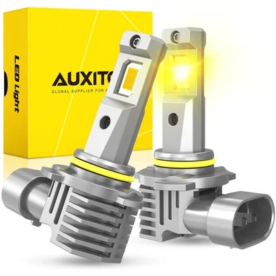 AUXITO H10 9145 LED Fog Light Bulbs 3000K Golden yellow Driving Lamp Bulb DRL - Image 1 of 4