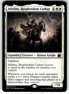 x1 Adeline, Resplendent Cathar MID MTG 1 RARE M/NM 1x - Bild 1 von 2