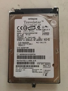 Hard drive 2.5" , 40gb, hts541040g9at00,,5400rpm,0a25392, 380107-001,372774-001 - Picture 1 of 2