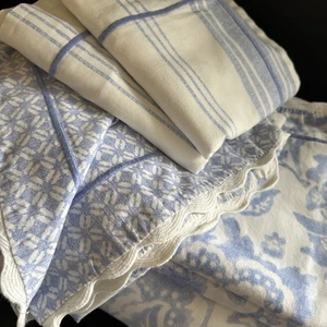 Charter Club Blumenmuster blau weiß King/Groß Bettbezug Kissenbezug Set 8-teilig Baumwolle Landhaus - Bild 1 von 24
