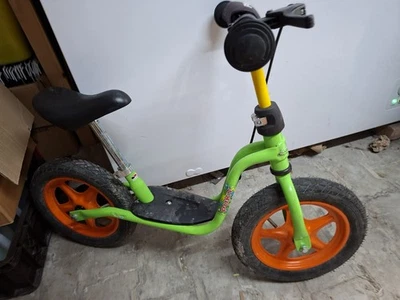 Puky Laufrad - grün-orange - 12" Luftbereifung mit STÄNDER - Bild 1 von 4