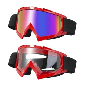 Dirt Bike & Motorcycle Goggles 2 Pack - ATV, Riding, Ski & Racing Goggles - W... - Bild 1 von 6