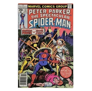 THE SPECTACULAR SPIDER-MAN #12 Newsstand Comic Book Marvel 1977 FN- 5.5  - Picture 1 of 4