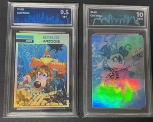 Banjo Kazooie Novelty card graded 9.5 Slab Central + Bonus Slab - Picture 1 of 2
