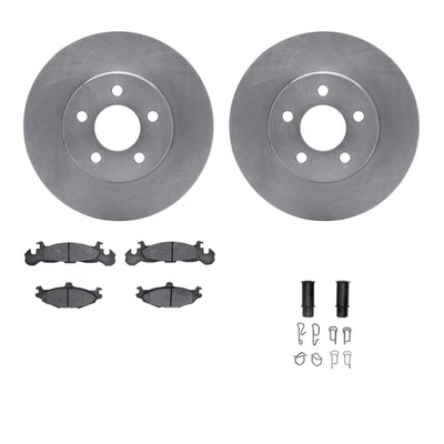 For Chrysler New Yorker 88 eLINE Series Front Brake Kit w Ceramic Pads Foto 1 de 4