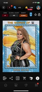 Topps Slam WWE 2025 Women of WWE Platinum Motion - Piper Niven 449cc ICONIC - Picture 1 of 1