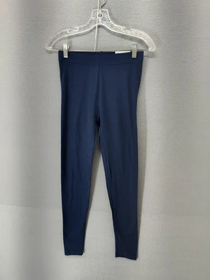 Pantalones elásticos SO Favorite para mujer pequeños azul marino tiro medio calce ajustado Foto 1 de 4