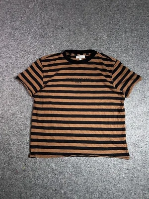 Guess Guess Jeans USA Brown Black Striped T Shirt Large / A$AP Rocky - Image 1 of 4