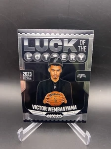 2024-25 Panini Prizm Black VICTOR WEMBANYAMA Luck Of The Lottery Base - Picture 1 of 2