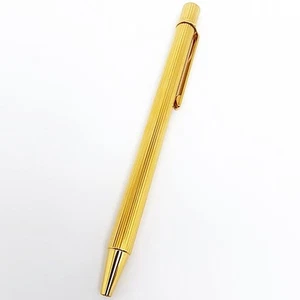 Cartier Must de Twist Ballpoint Pen Gold 12.7cm - Picture 1 of 5