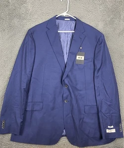 Joseph Abboud Blazer Men's 52L Slim Fit Navy Angelico Super 100's Wool New NWT - Picture 1 of 15