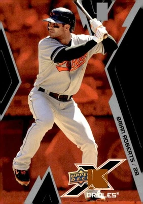 Brian Roberts 2009 Upper Deck X Baseball - Die Cut #7 - Baltimore Orioles - Image 1 of 2