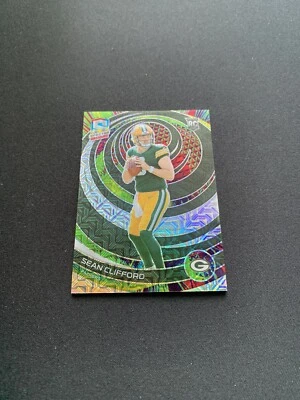 2023 Panini Spectra Sean Clifford Meta Prizm Rookie RC #17/25 #179 Packers - Image 1 of 2