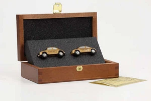 1:90 Schuco Piccolo Jeu VW Käfer + New Beetle Noël 2002 Boîte en Bois + Certifi - Picture 1 of 3