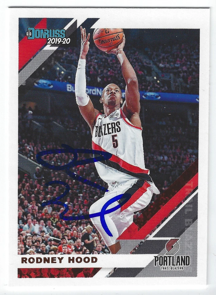 RODNEY HOOD PORTLAND TRAIL BLAZERS TARJETA FIRMADA CORTAPELOS RAPTORS CAVALIERS BUCKS Foto 1 de 1