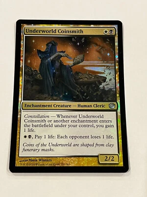 MTG - Underworld Coinsmith - FOIL - Journey into Nyx -  LP Magic The Gathering - Image 1 of 4