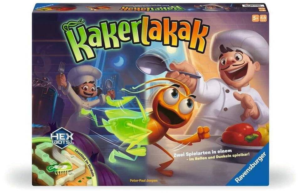 Ravensburger Familienspiel - 24762 Kakerlakak - Glow in the Dark - 2-4 Spieler 5 - Bild 1 von 1