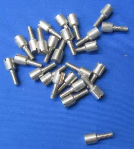 Verzinntes Messing 6-32 x 11/16" Spezial gerade Klinge Maschinenschrauben Menge (25) - Bild 1 von 6