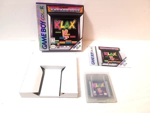 Arcade Hits: Klax (Nintendo Game Boy Color, 1999) GBC Complete CIB GameBoy Good - Picture 1 of 18