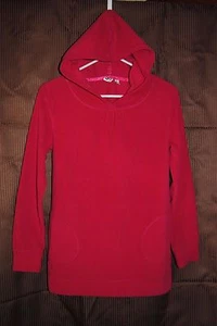 Girls SO Dark Pink Fleece Hoodie Size XL 16 - Picture 1 of 4