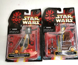 Hasbro 1998 Star Wars Episode I Zubehör-Sets ~ Unterwasser & Naboo NEU IN PKG - Bild 1 von 7